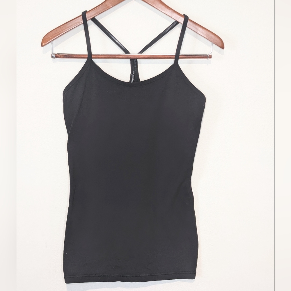 Lululemon Black Racerback Tank Top Size 6